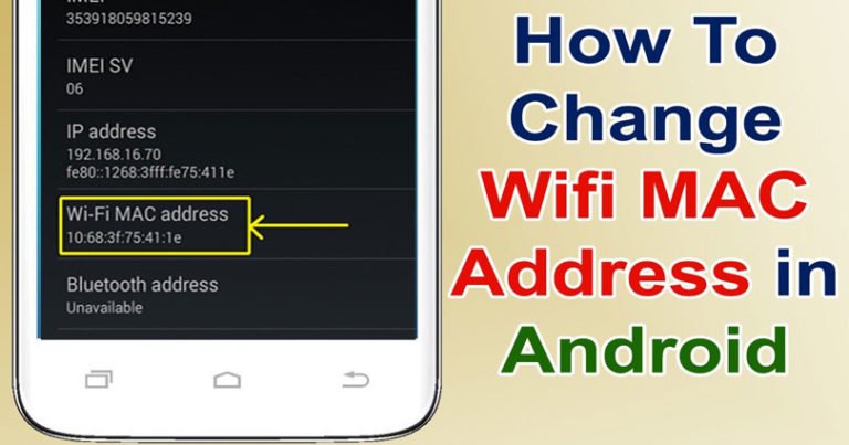 change android mac address no root