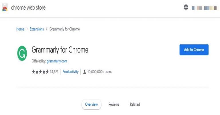 grammarly for chrome download