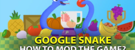 how to mod the google snake game