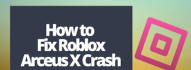 how to fix roblox arceus x crash