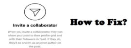 Invite Collaborator Not Showing Instagram