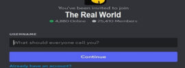 The Real World Discord Server