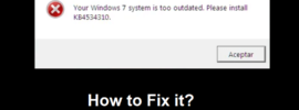 Your Windows 7 system is too outdated KB4534310 roblox