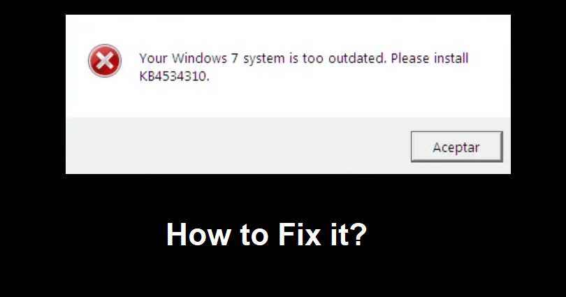 How To Fix Your Windows 7 System Is Too Outdated Roblox 