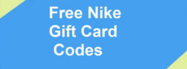 Free Nike Gift Card Codes