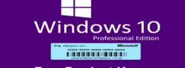 Free Windows 10 Product Keys