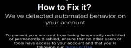 How to Fix We’ve detected automated behavior on your account on Instagram