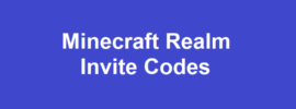 Minecraft Realm Invite Codes