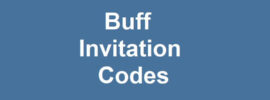 Buff Invitation Codes