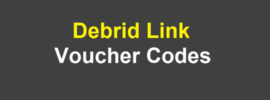 Debrid Link Voucher Codes