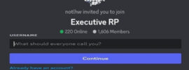 Executive Roleplay Discord Server