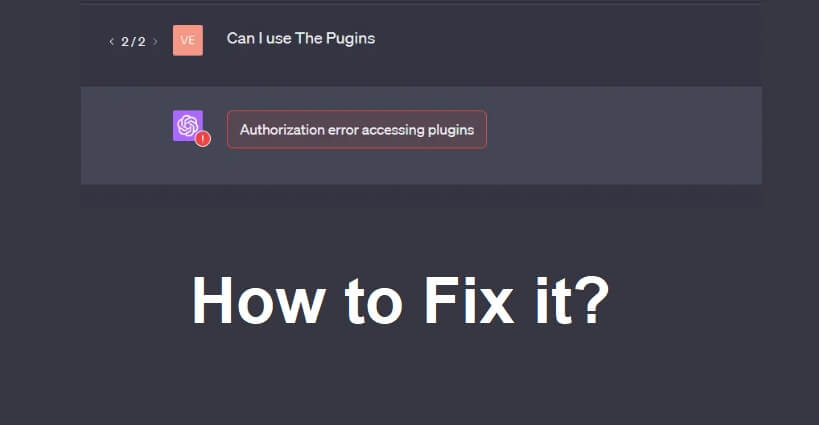 authorization error accessing plugins chatgpt