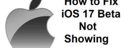 How to Fix iOS 17 Beta Not Showing
