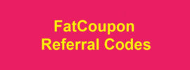 FatCoupon Referral Codes