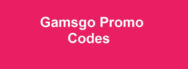 Gamsgo Promo Codes