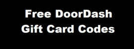 Free DoorDash Gift Card Codes