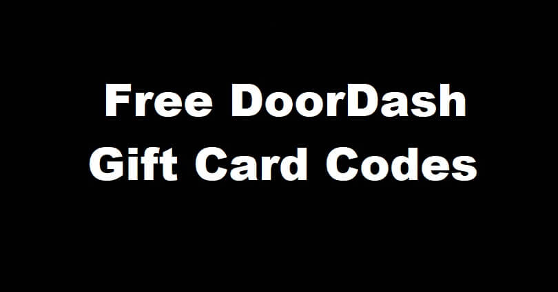 Free DoorDash Gift Card Codes