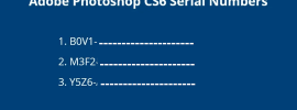 Adobe Photoshop CS6 Serial Numbers